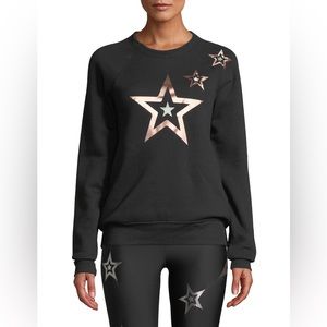 Ultracor Pop Star Printed Boyfriend Pullover Sweatshirt size Small